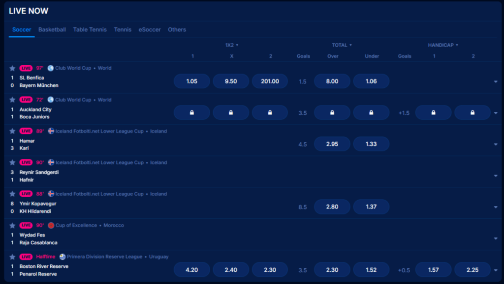 Explore the Sportsbook Section