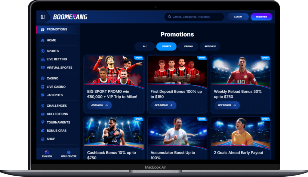 Sportsbook Bonuses and Promotions Boomerang Bet