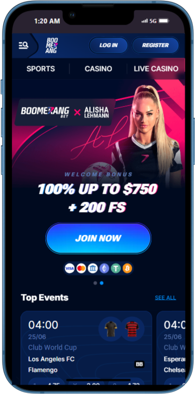 Features of the Mobile Version of the Boomerang Bet App